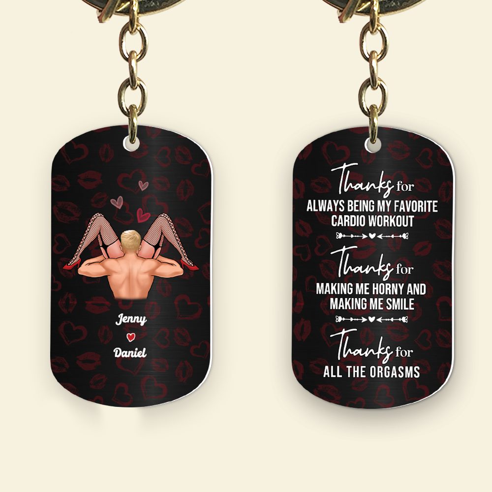 Personalized Gifts For Naughty Couple Keychain 01Ohpu050425 - Image 4