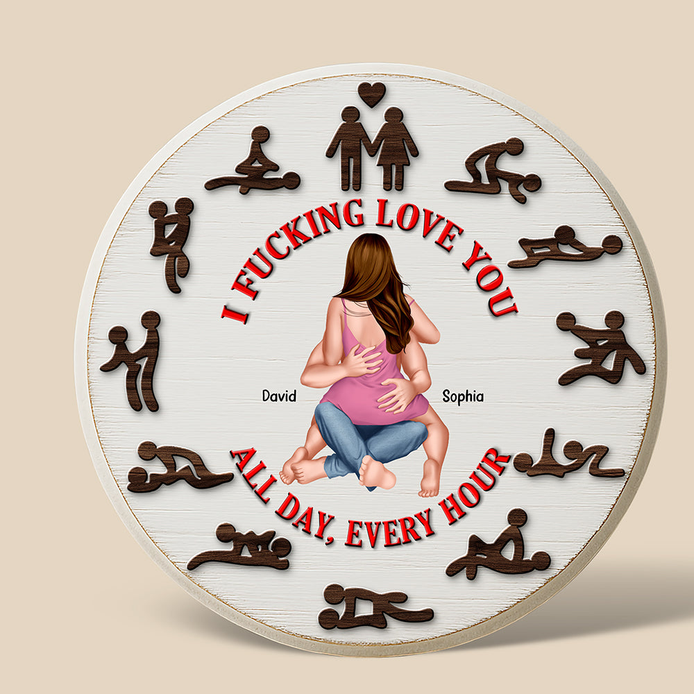Naughty Couple Plaque - Personalized Gifts For Couple 05Ohqn050525 - Image 4