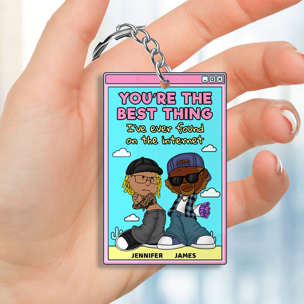 Personalized Gifts For Couple Keychain 02Todt090125Hg