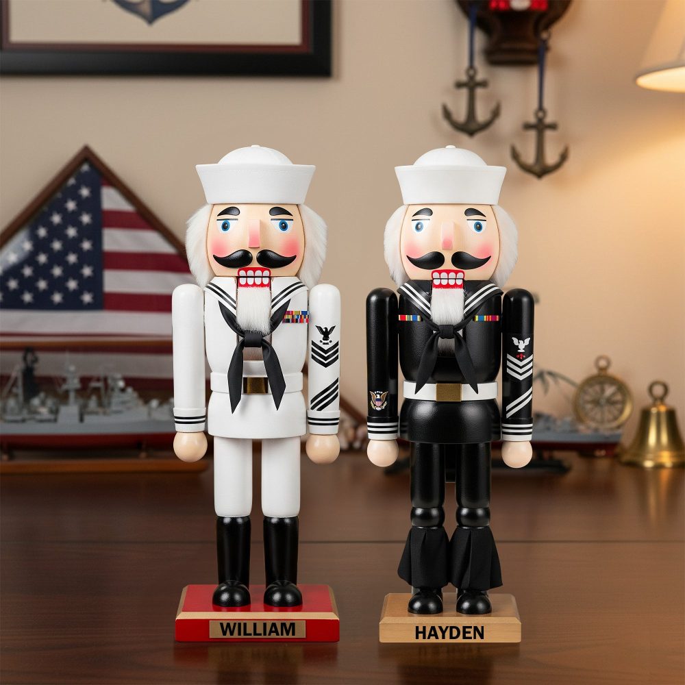 Service Pride Nutcracker Acrylic Plaque - Personalized Gifts For Veteran 04Hylu170925 - Image 2