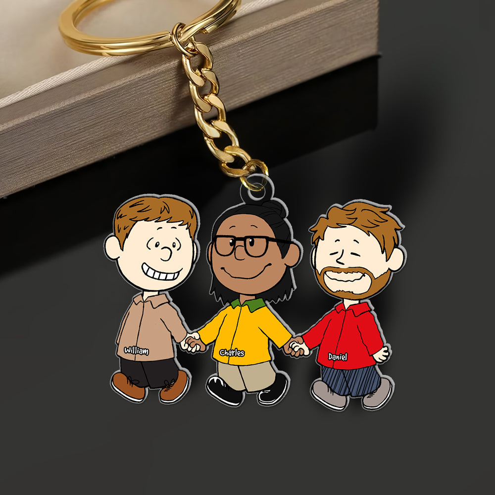 Friends Keychain - Personalized Gifts For Bestie, Best Friends