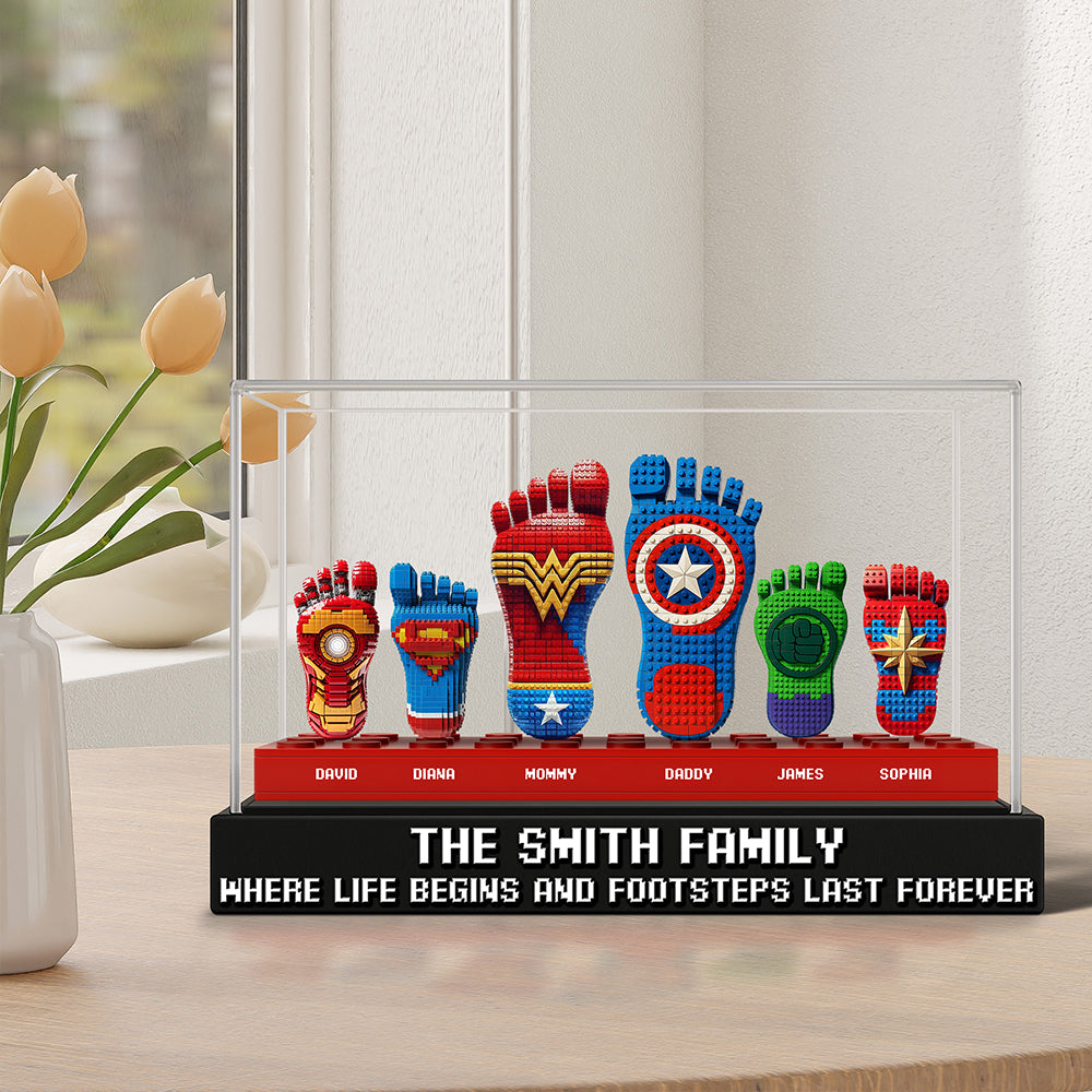 Super Foot Family Acrylic Plaque Personalized Gifts For Family 01Ohqn240525 - Image 3