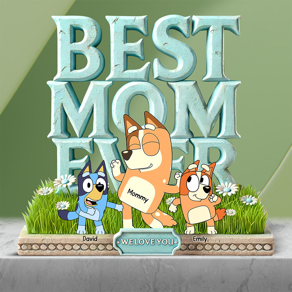 Dog Mom Acrylic Plaque - Personalized Gifts For Mom 02Ohqn310325 - Image 3