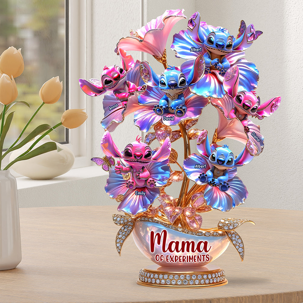 Mama Of Blue Aliens Acrylic Plaque - Personalized Gifts For Mother 01Tgqn240425 - Image 3