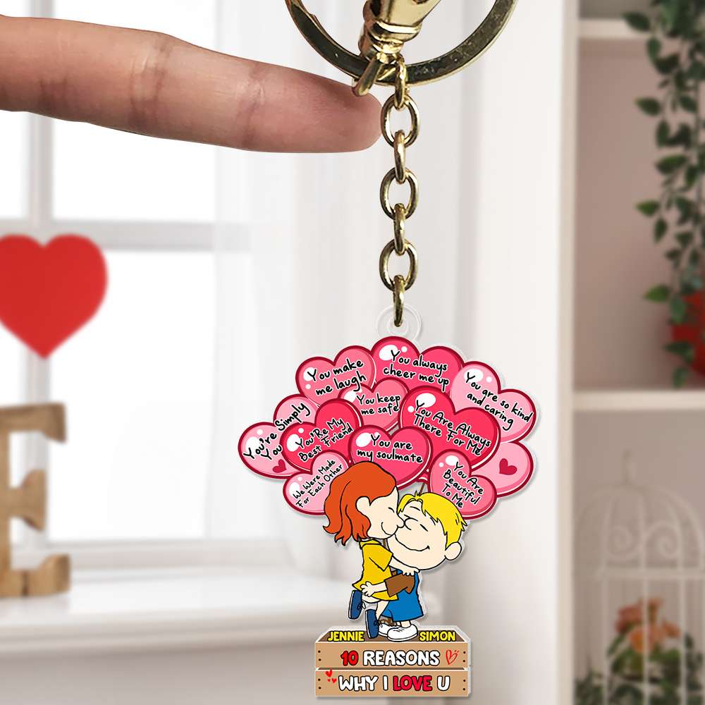 Personalized Gift For Couples Acrylic Keychain Reasons Why I Love You 05Tolu041224Hg - Image 4
