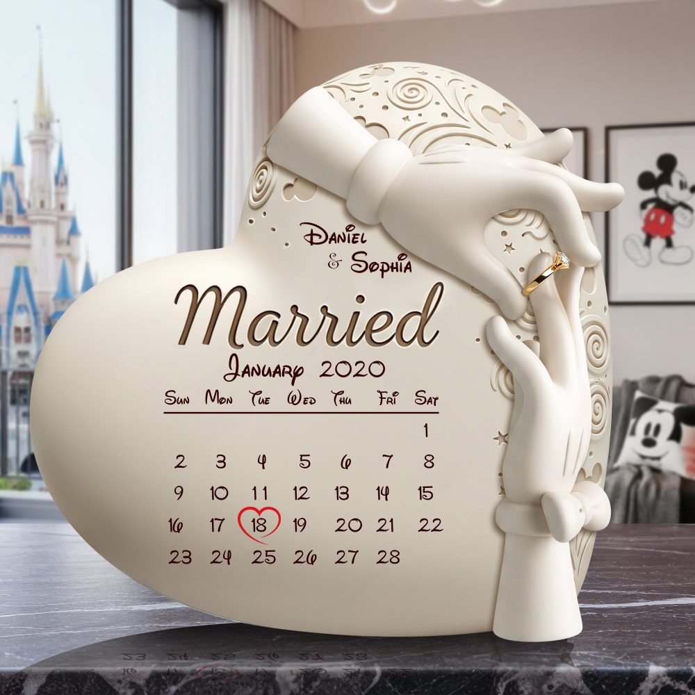 Married Couple Acrylic Plaque - Personalized Anniversary Gifts For Couples 07Ohlu190725 - Image 4