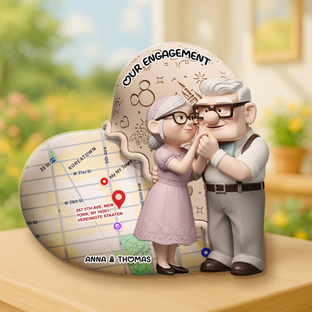 Old Couple Plaque - Personalized Gifts For Couple 01Ohmg170725 - Image 4