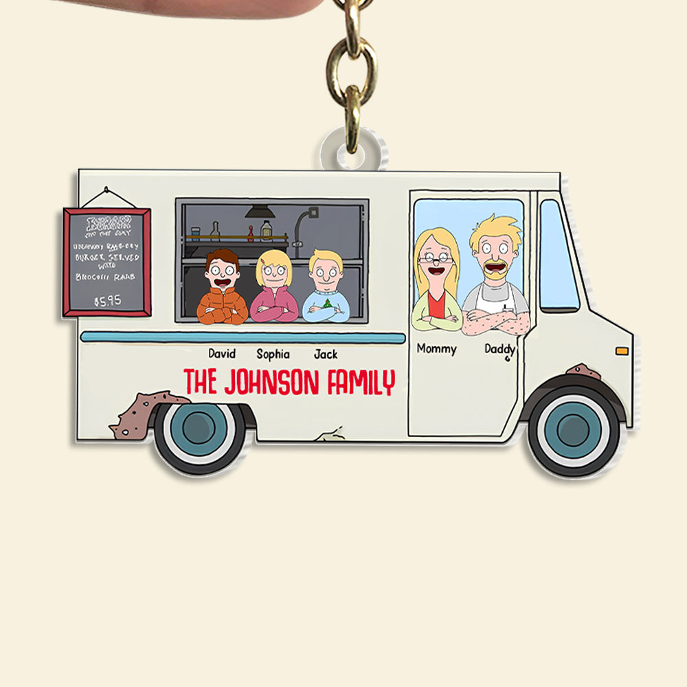 Personalized Gifts For Family Keychain 04Ohtn040125Hg - Image 4