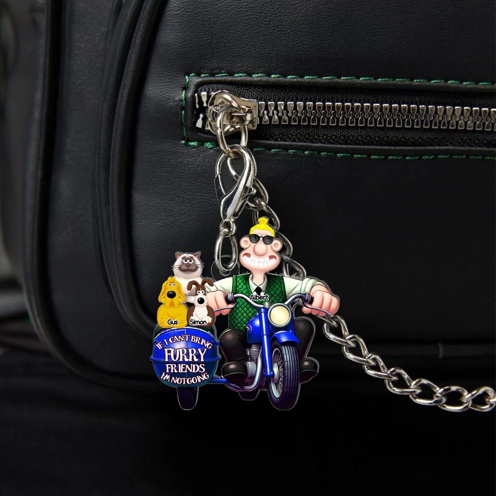 Personalized Gifts For Pet Lovers Keychain, If I Can'T Bring My Dog I'M Not Going 04Tglu110225Pa - Image 3