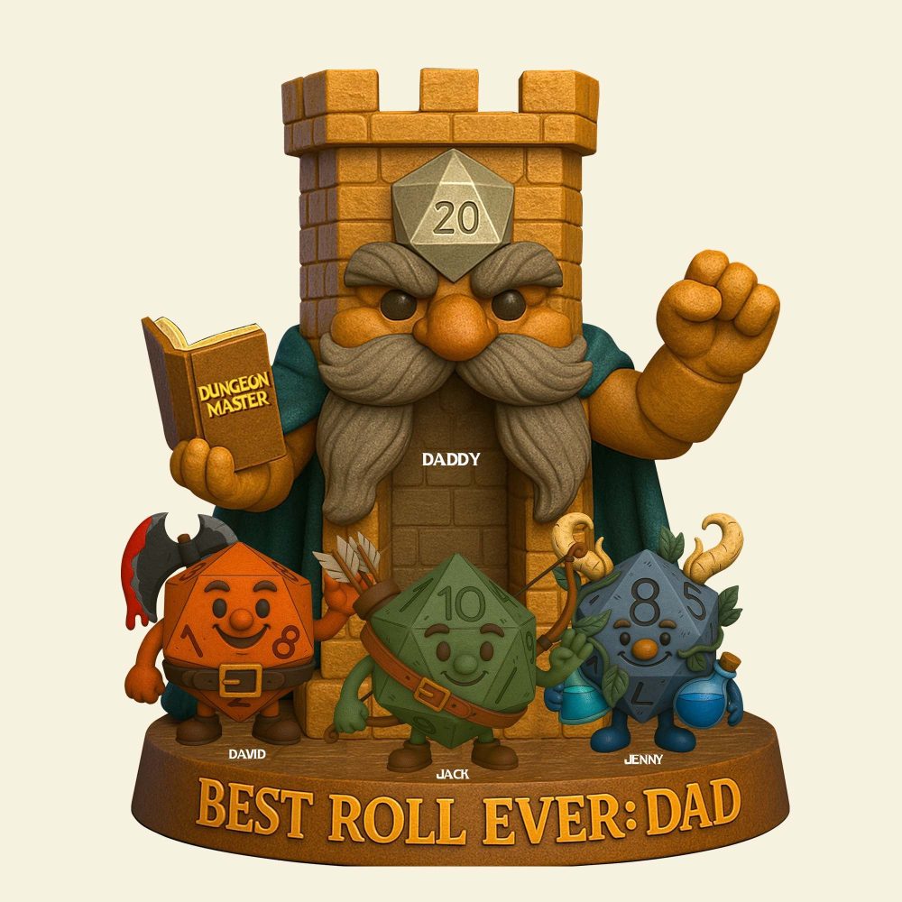 Best Christmas Roll Ever Plaque – Personalized Gifts For Gamer Dad 02Natn050525 - Image 4