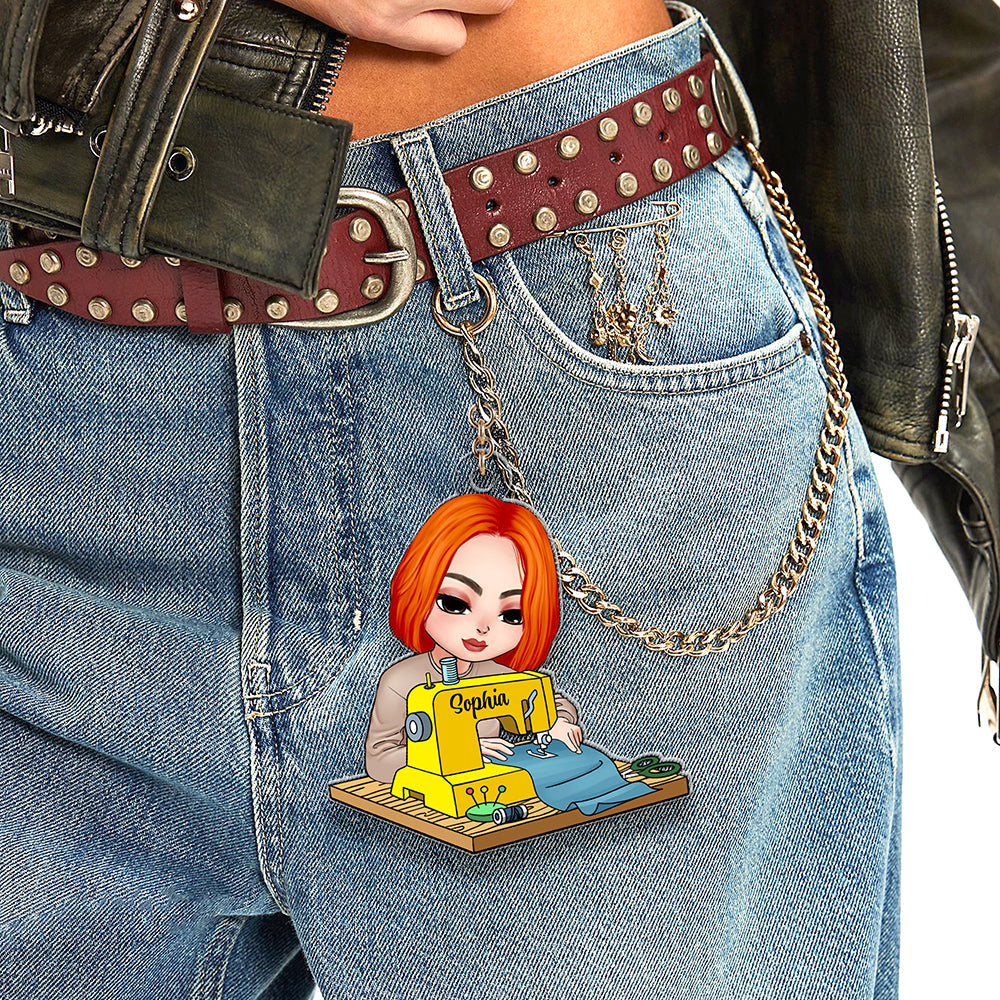 Personalized Gifts For Sewing Lover Keychain 01Qnqn200225 - Image 4
