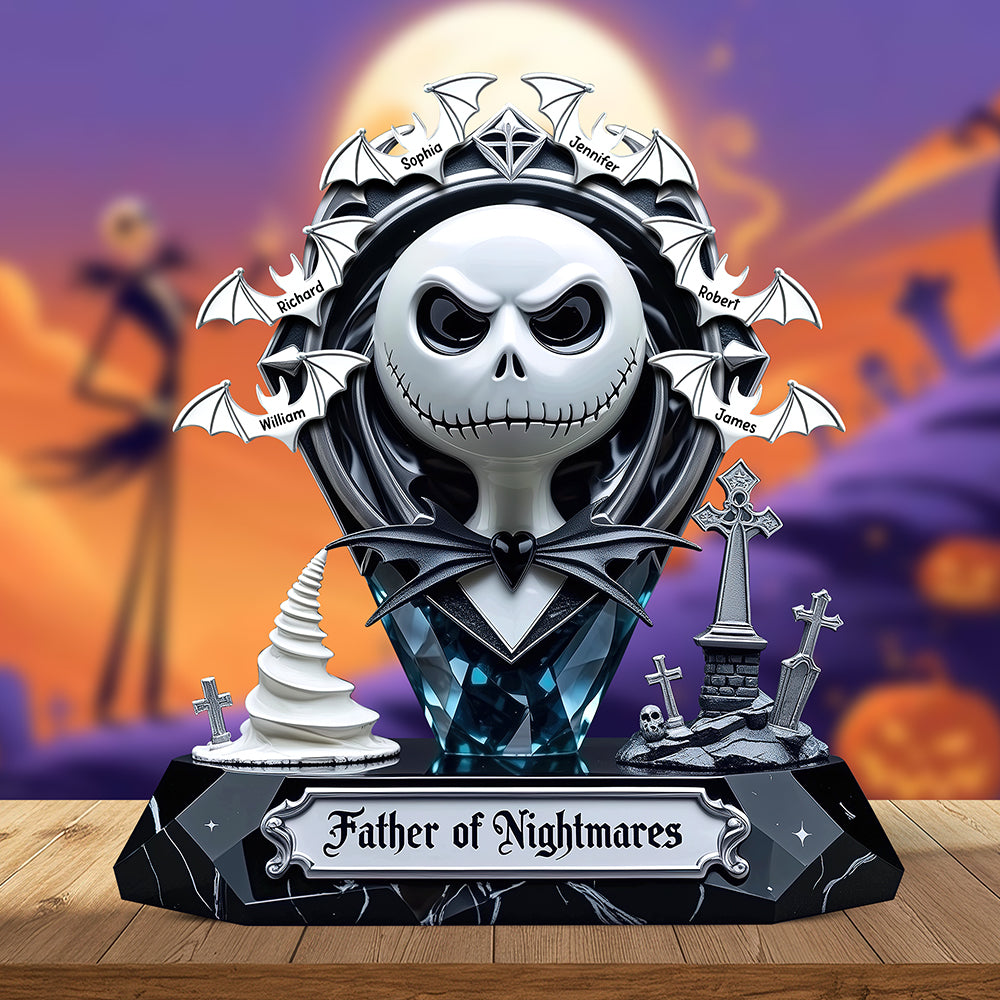 Father Of Nightmares Acrylic Plaque Personalized Gifts For Dad 03Tgqn030525 - Image 4