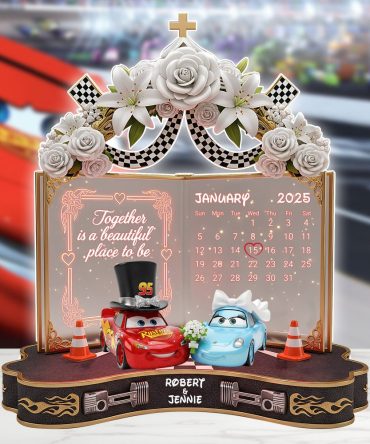 Wedding Car Couple Plaque - Personalized Gifts For Couple 01Ohlu270625