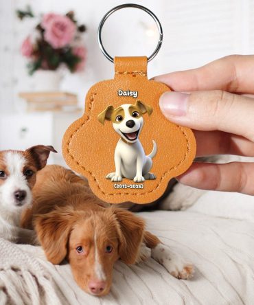 Heartfelt Pet Fur Storage Keychain - Personalized Memorial Gift For Pet Lovers 06Lalu021025