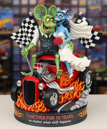 Anniversary On Hot Car Plaque - Personalized Gifts For Couple 05Qhqn280625