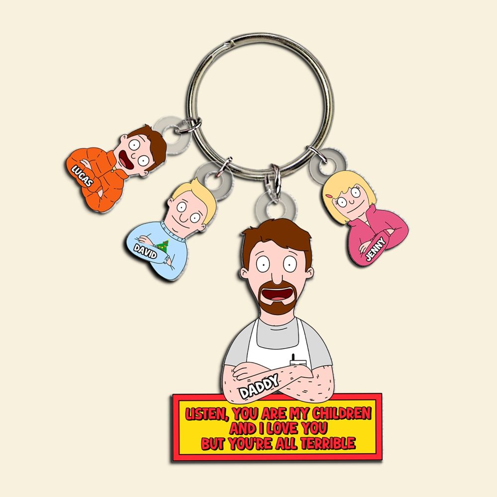 Personalized Gifts For Dad Keychain 05Totn140225Hg - Image 4