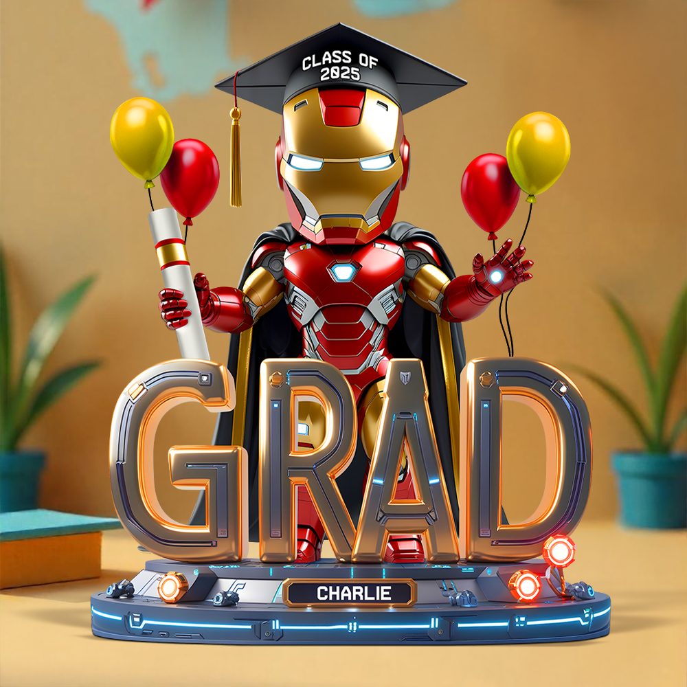 Iron Graduation Plaque - Personalized Gifts For Graduates 01Napu150525 - Image 2
