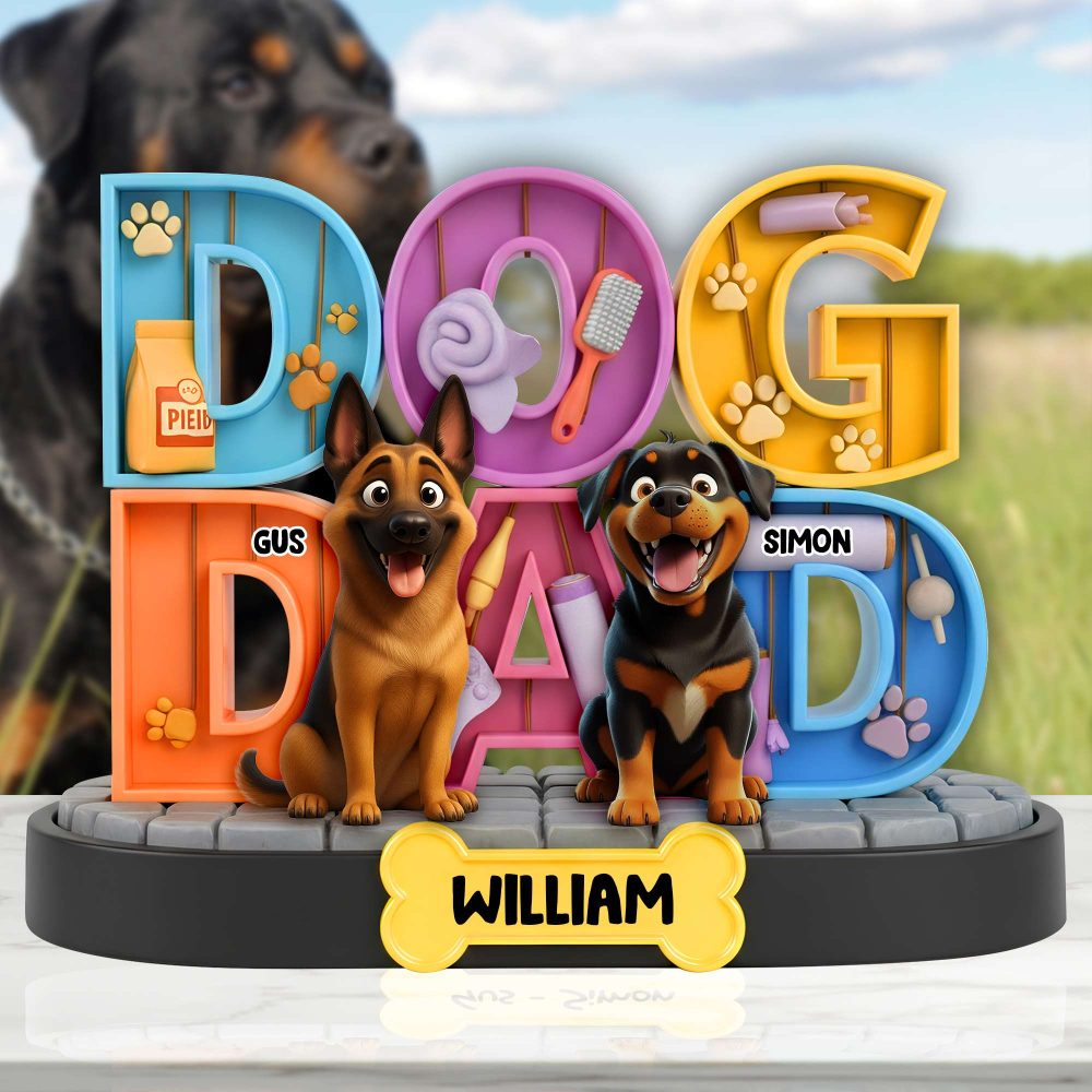 Adorable Dog Acrylic Plaque - Personalized Gifts For Dog Lovers 06Tglu260625 - Image 4