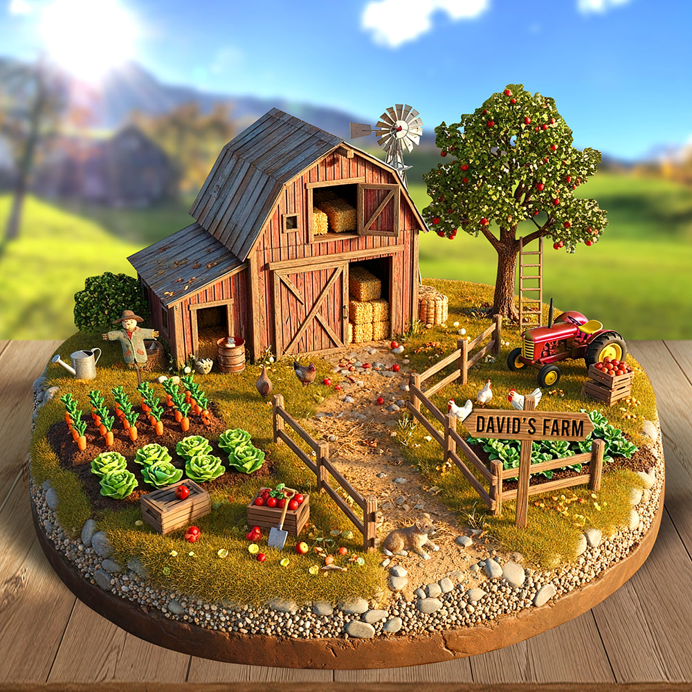 Farmhouse Acrylic Plaque - Personalized Gifts For Farmers 04Toqn240625 - Image 3