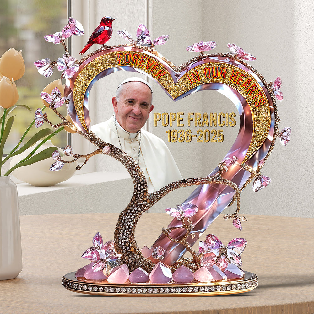 Pope Francis Acrylic Plaque - Gift For Christian 04Tgqn220425 - Image 2