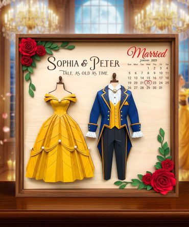 Dressed For Forever Acrylic Plaque - Personalized Married Gifts For Couple 02Nalu240625