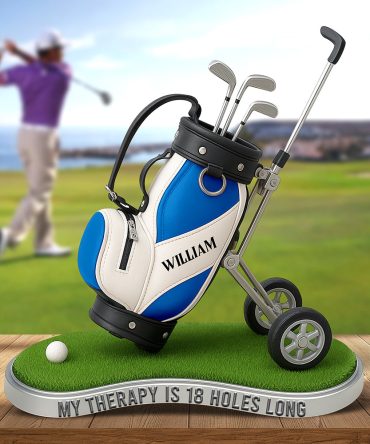 Golf Therapy Acrylic Plaque - Personalized Gifts For Golf Lovers 01Ohqn260625