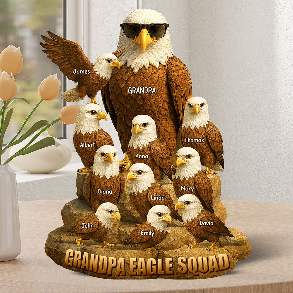 Eagle Dad Acrylic Plaque Personalized Gifts For Dad 01Naqn150425 - Image 4