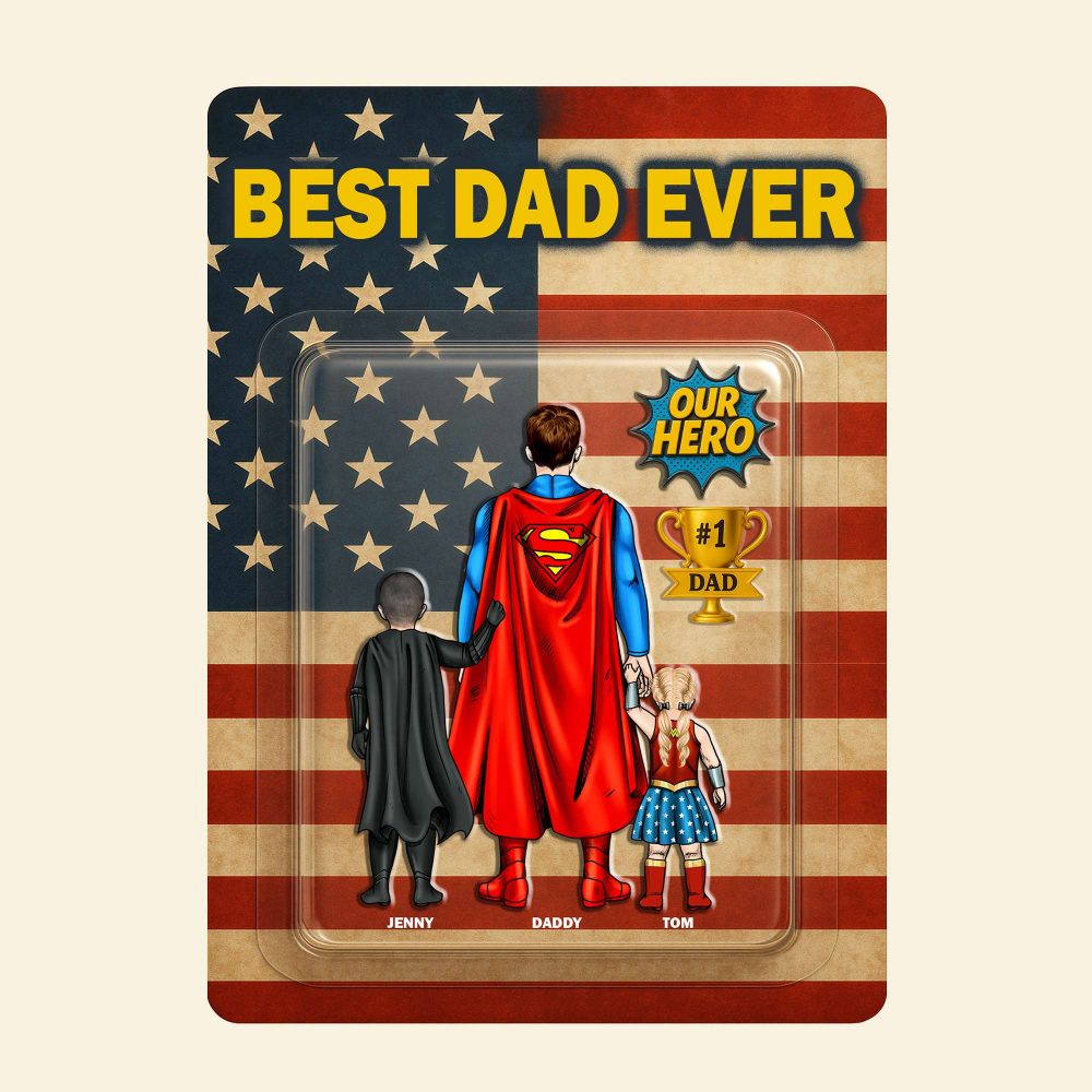 Best Dad Ever Acrylic Plaque - Personalized Gifts For Dad 01Natn250425Pa - Image 4