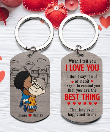 Personalized Gifts For Couple Keychain 05Xqqn101224Hg