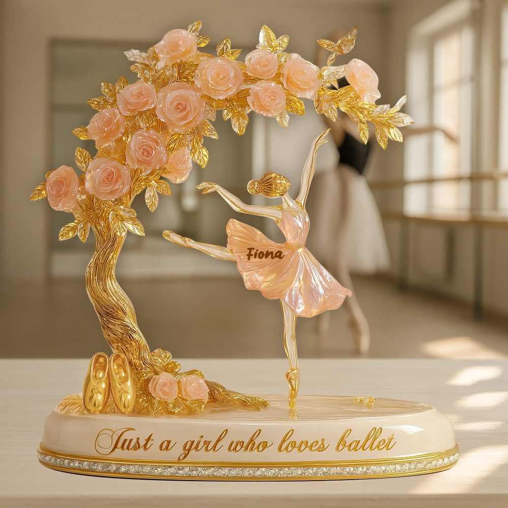 Dreamy Ballet Girl Acrylic Plaque - Personalized Gifts For Ballerina 03Qhlu080725 - Image 3