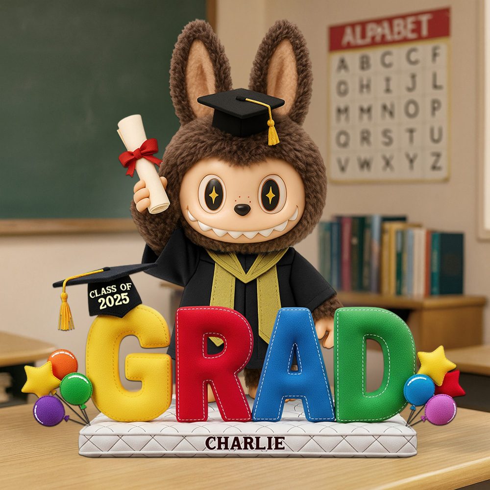 Graduation Doll Acrylic Plaque - Personalized Gifts For Graduate 02Napu190625 - Image 4
