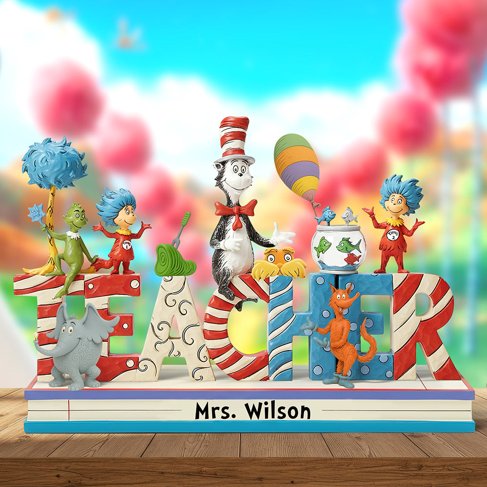 Cute & Playful Characters From Children'S Books Acrylic Plaque - Personalized Gifts For Teacher 02Qhqn130525 - Image 2
