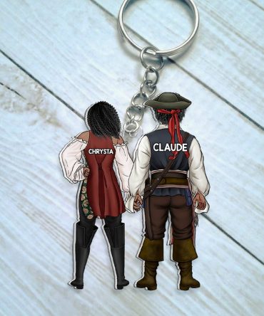 Personalized Gifts For Couple Keychain 13Qhhu110125Pa