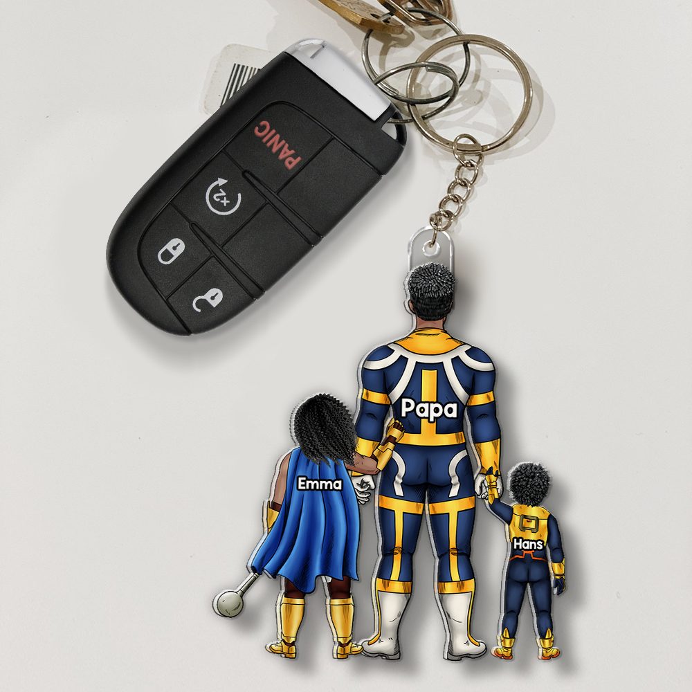 Energy Dad Acrylic Keychain - Personalized Gifts For Dad 03Qhhu210525Hg - Image 3