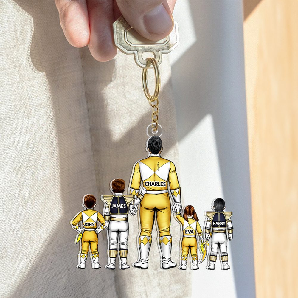 Dad Acrylic Keychain - Personalized Gifts For Father 05Qhhu020525Hh