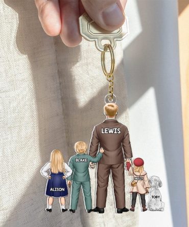 Dad Keychain - Personalized Gifts For Dad 09Qhhu020525Pa