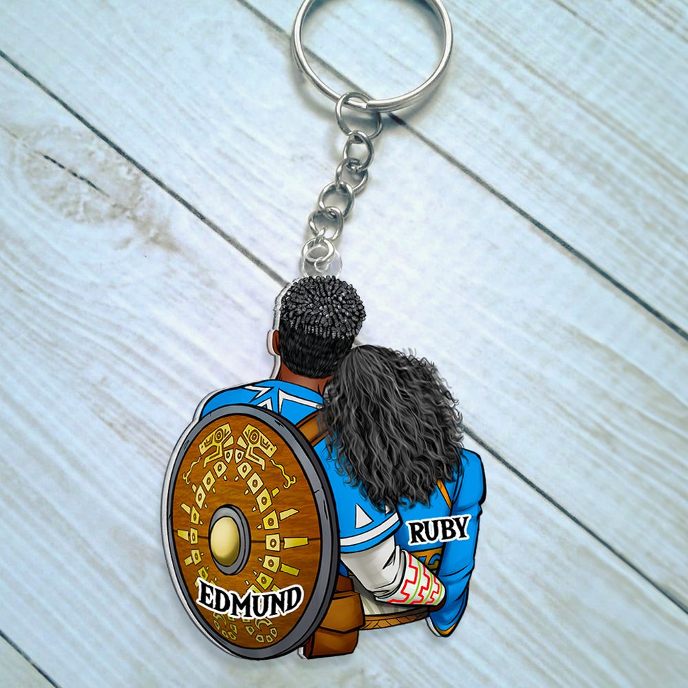 Personalized Gift For Couple Love Game Acrylic Keychain 01Qhhu090125Hh - Image 2