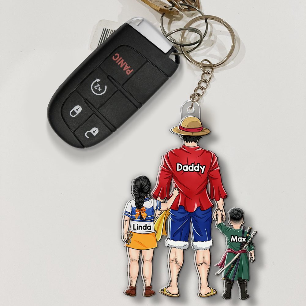Dad Keychain- Personalized Gifts For Dad 02Qhhu120525Pa - Image 4