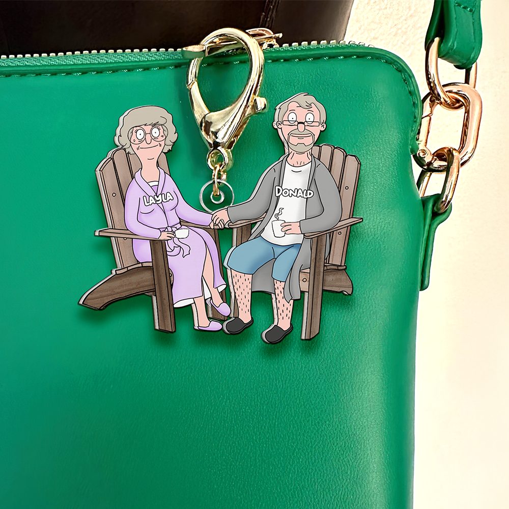 Personalized Gifts For Couple Keychain Cartoon Couple 01Qhhu100225Pa - Image 4