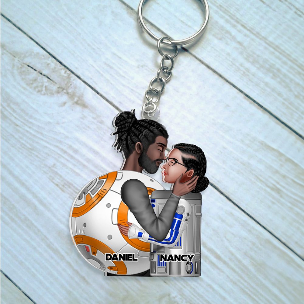 Personalized Gifts For Couple Keychain 093Qhhu100125Pa - Image 3