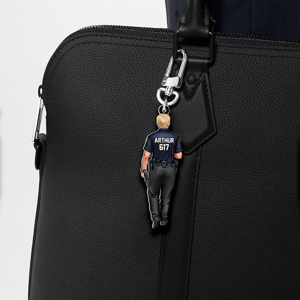 Personalized Gifts For Police Officer Keychain 01Qhhu130325Hh - Image 4