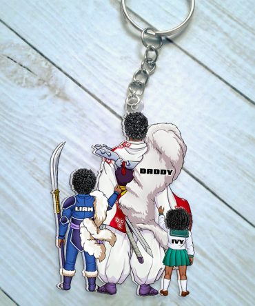 Demon Dad Keychain - Personalized Gifts For Dad 10Qhhu020525Pa