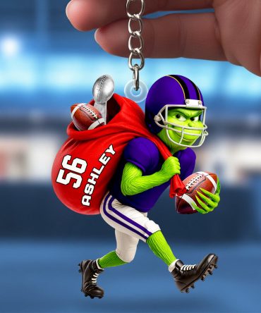 Football Thief Keychain Personalized Gifts For Football Lovers 01Hudt100725