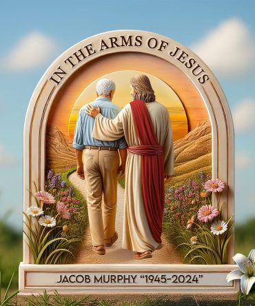 Heaven Jesus Plaque - Personalized Memorial Gifts 02Hupu160425