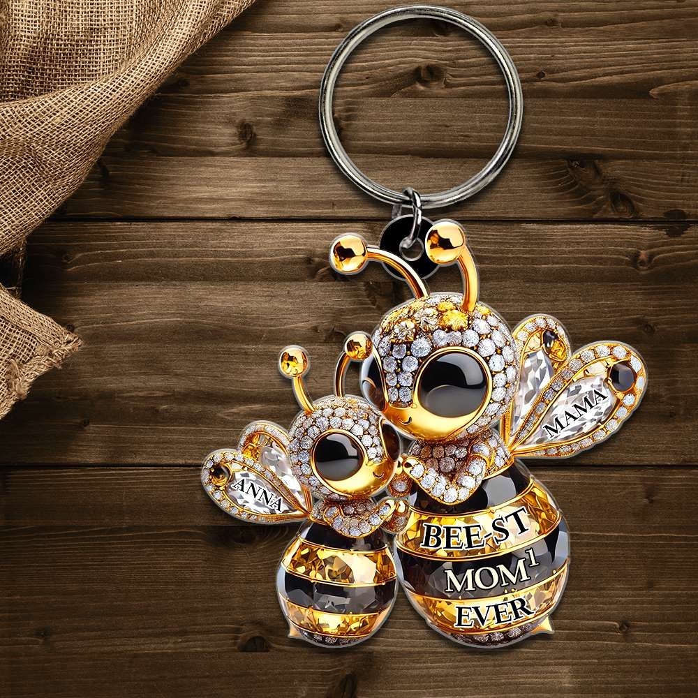 Personalized Gifts For Bee Mom Keychain Bee-St Mom 01Tgdt310325 - Image 7
