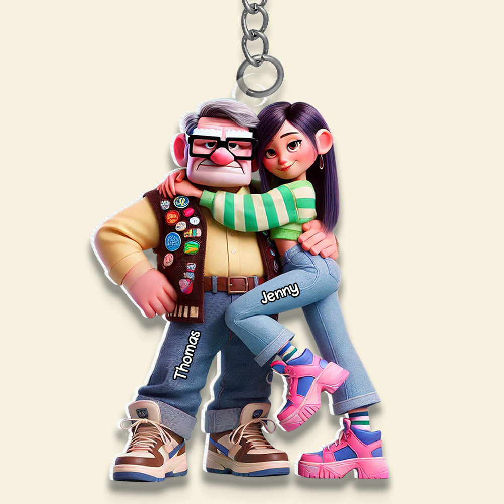 Personalized Gifts For Couple Keychain 02Ohdt050225 - Image 5
