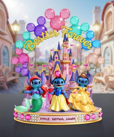 Cute Monster Besties Plaque - Personalized Gifts For Besties 04Ohpu250625