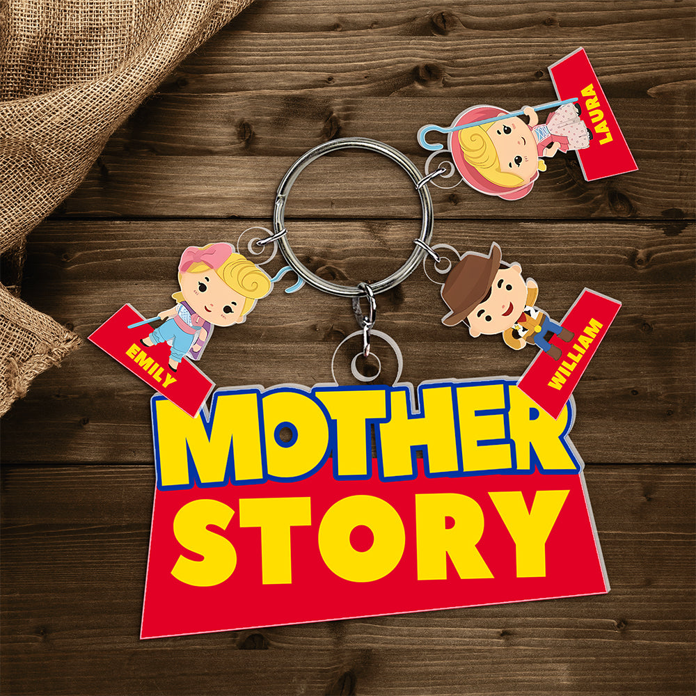 Mom Story Keychain - Personalized Christmas Gifts For Mom 01Kaqn260225 - Image 4
