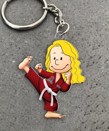 Personalized Gifts For Karate Lover Keychain 01Ohpu121224