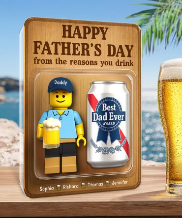 Best Dad Ever Reward Acrylic Plaque - Personalized Gifts For Father 01Naqn260425